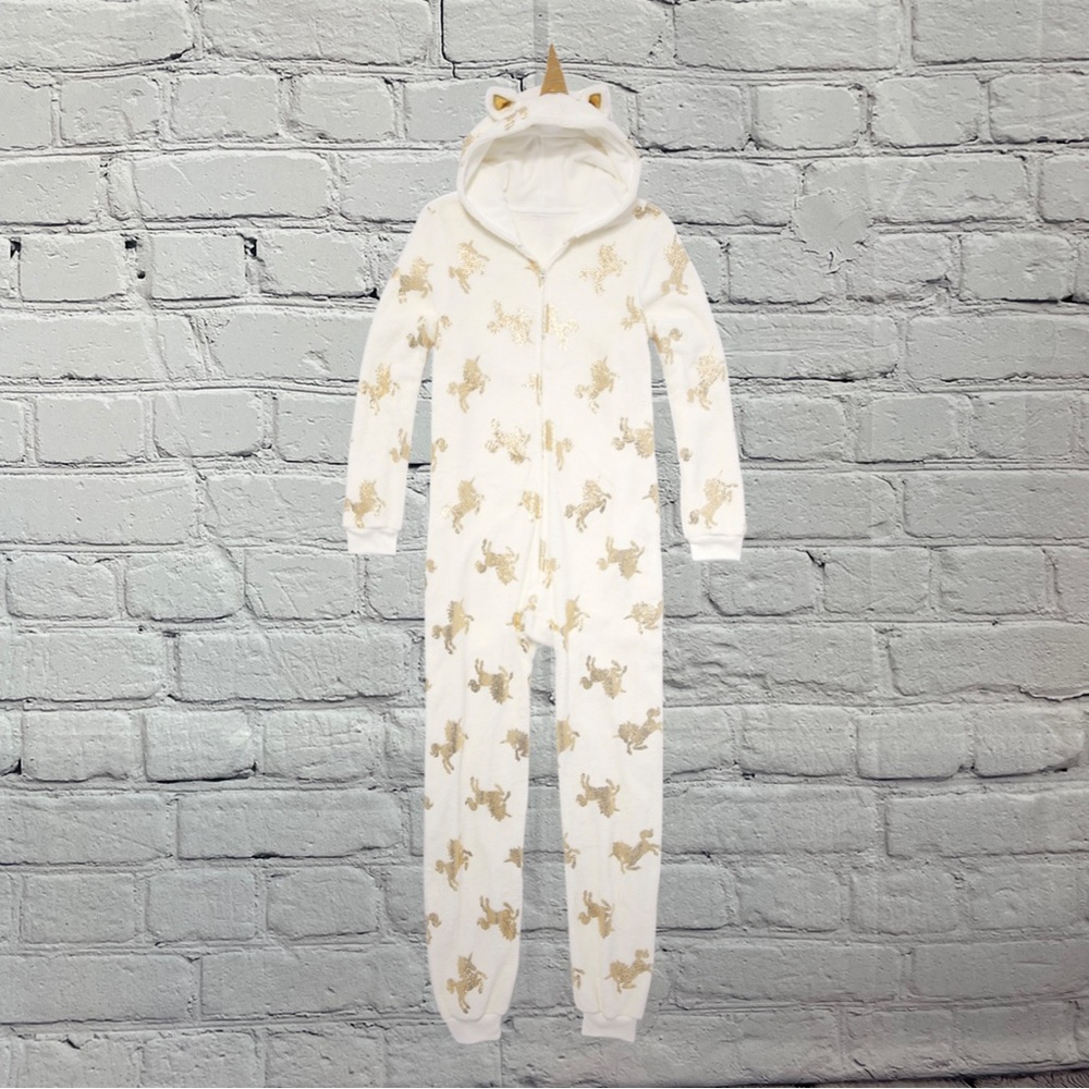 The Children's Place Girl's Unicorn Pajama Onesie. Very good used condition